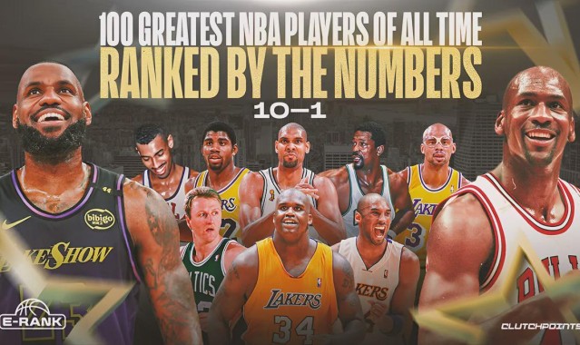 美媒评选历史百大球星TOP10：乔丹力压詹姆斯高居第一